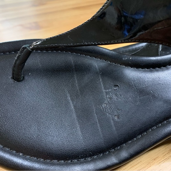 Cole Haan Black Women’s Thong Sandals , Size 9 1/2 - Picture 6 of 9
